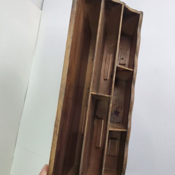 Vintage Lerner Letter Holder Mail Desk Top Makeup Organizer Caddy Bill Sorter - Picture 6 of 12